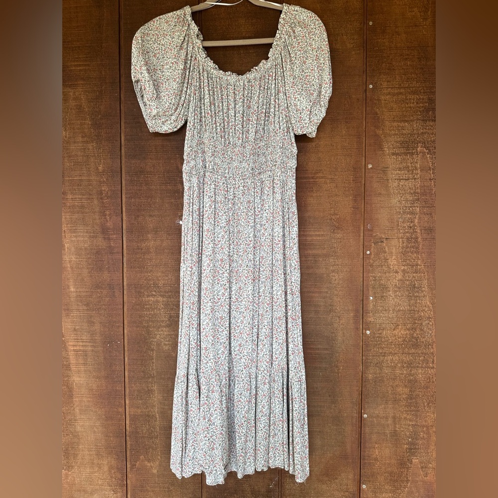 Neuflora floral puff sleeve dress - Picture 4 of 4